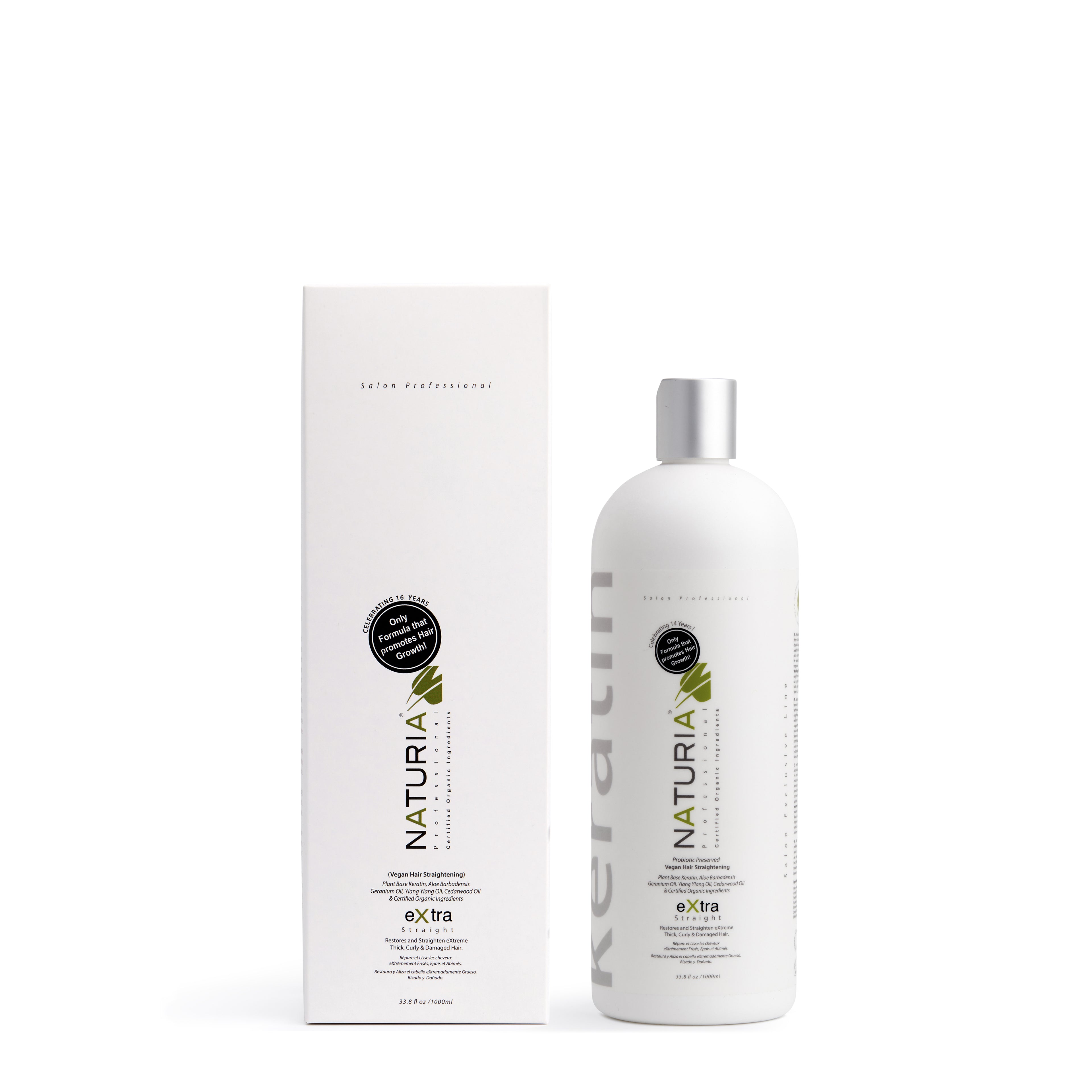 Naturia™ Professional Salon Vegan Keratin (Protein) Hair Treatment – 33.8 FL OZ