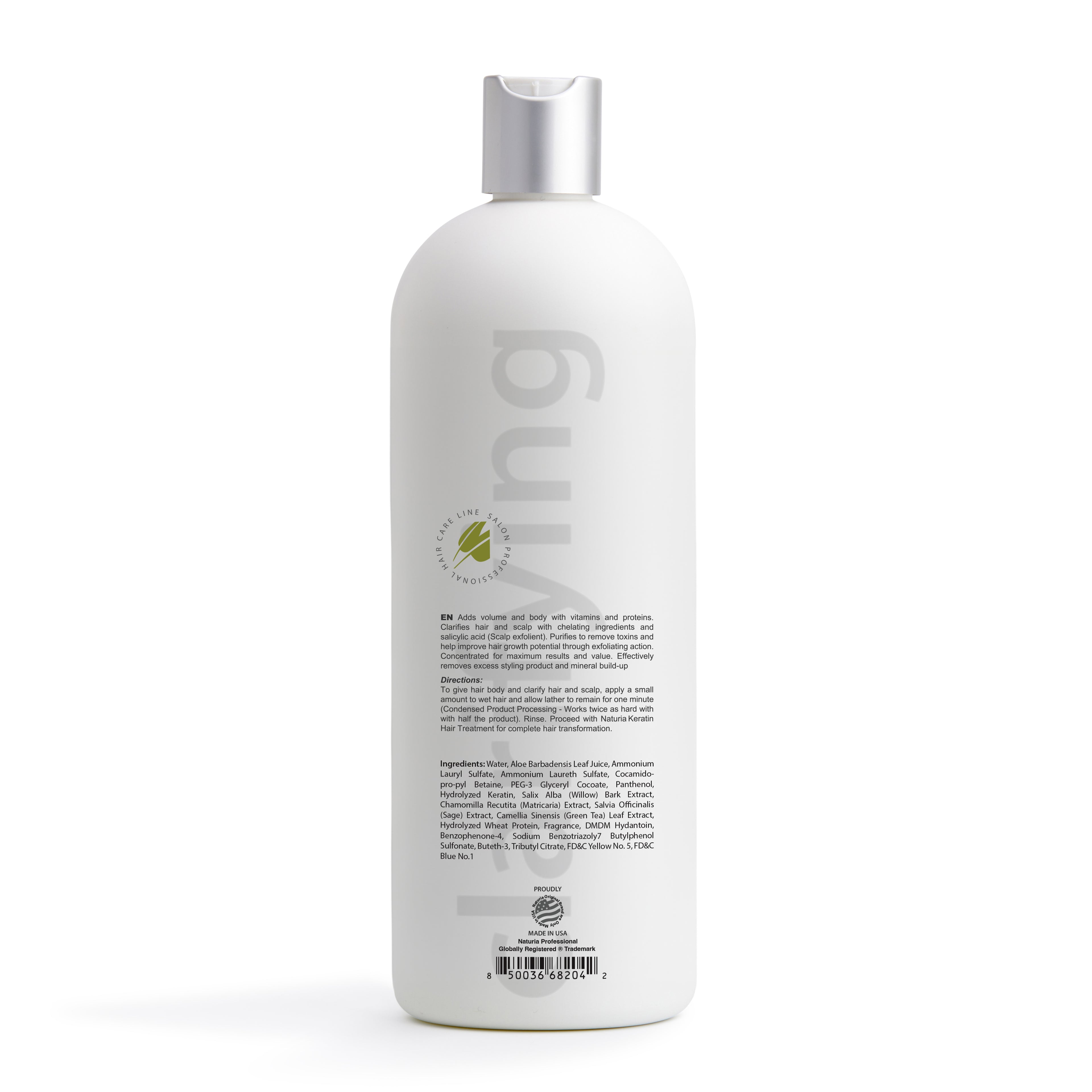 Naturia™ - STEP 1" Clarifying & Exfoliating Shampoo Pre-Treatment 32 FL OZ (Back-Bar)