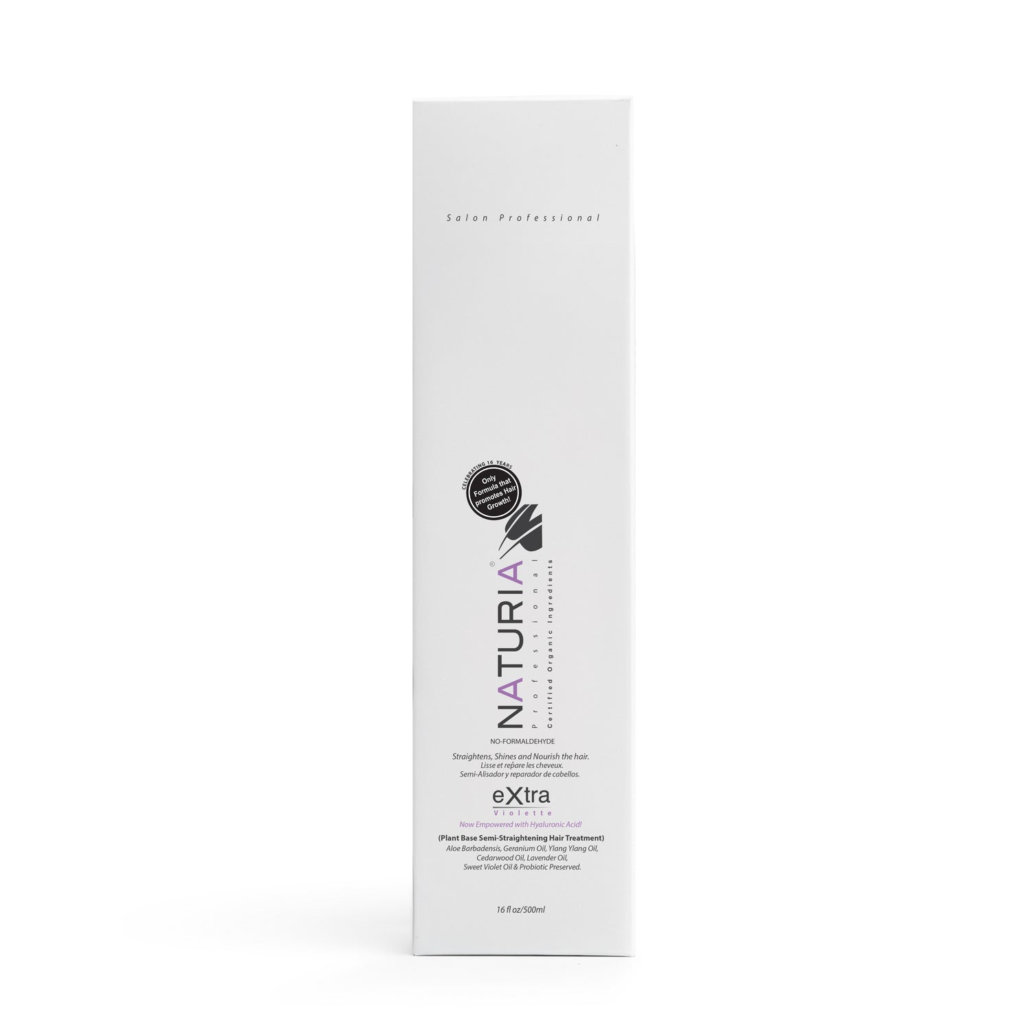 Naturia™ Professional Hair Smoothing Violet – 16 FL OZ + PH4 Hair Cuticle Sealer