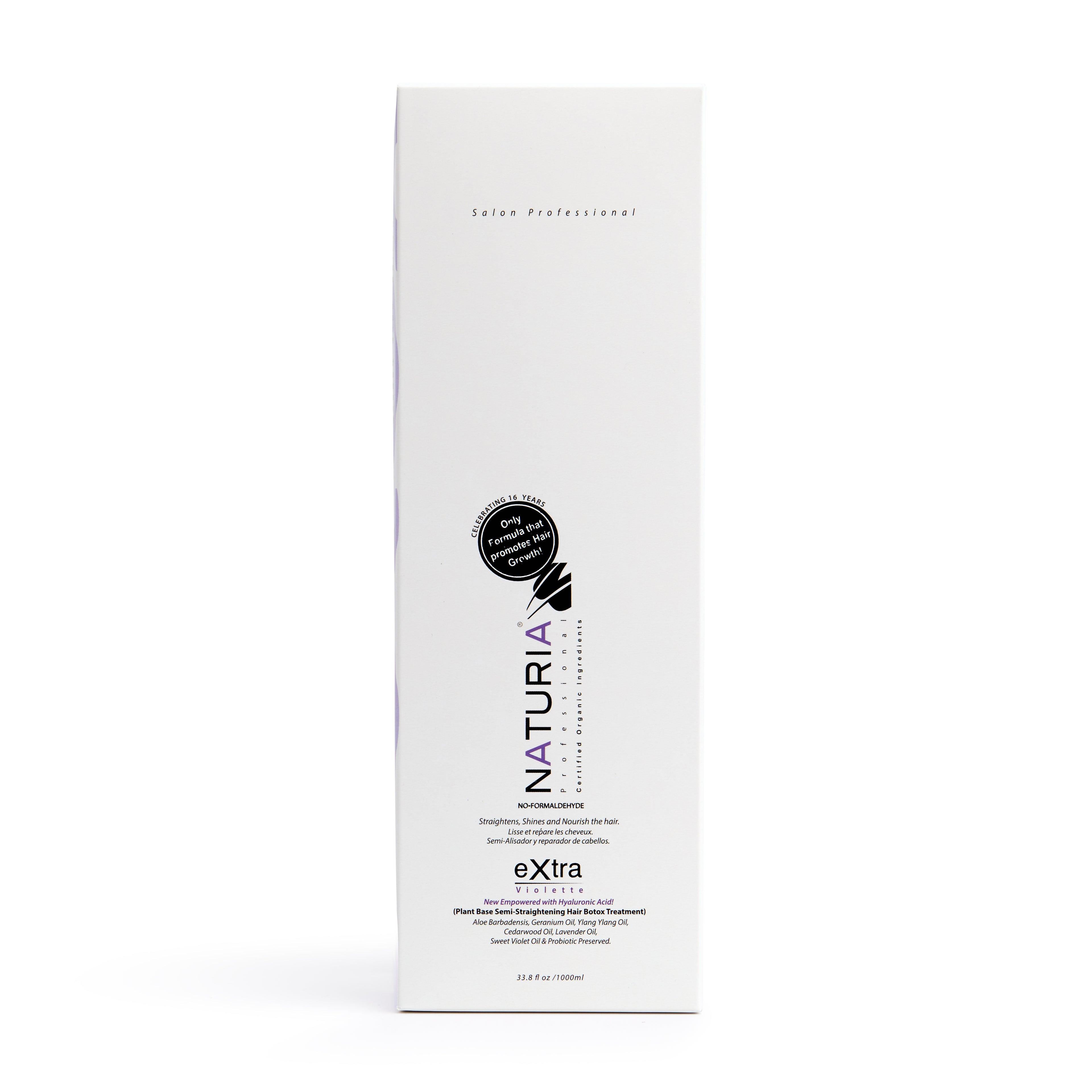 Naturia™ Professional Hair Smoothing Violet – 33.8 FL OZ + PH4 Hair Cuticle Sealer