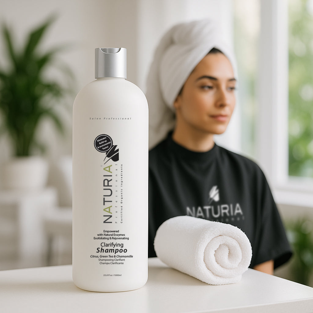 Naturia™ - STEP 1&quot;  Clarifying &amp; Exfoliating Shampoo Pre-Treatment 32 FL OZ  (Back-Bar)